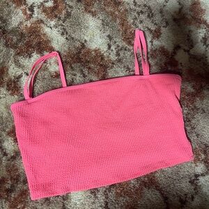 aerie Hot Pink Strappy Bralette